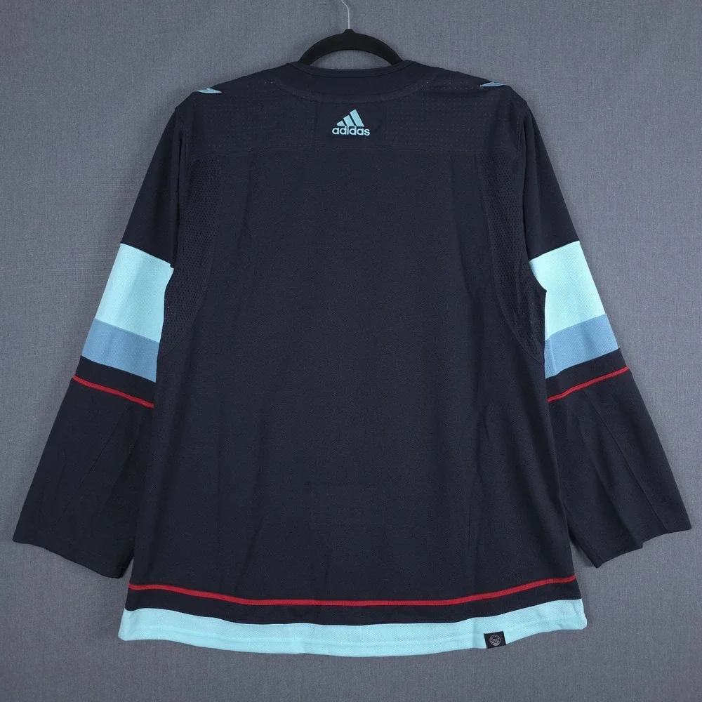 Adidas Seattle Kraken Home Hockey Authentic NHL Jersey Mens 54 XL Blank GT5622